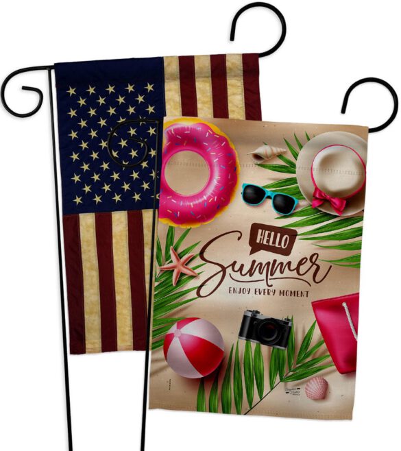 Enjoy Every Monent - Fun In The Sun Summer Horizontal Impressions Decorative Flags HG130399 Made In USA - Image 7
