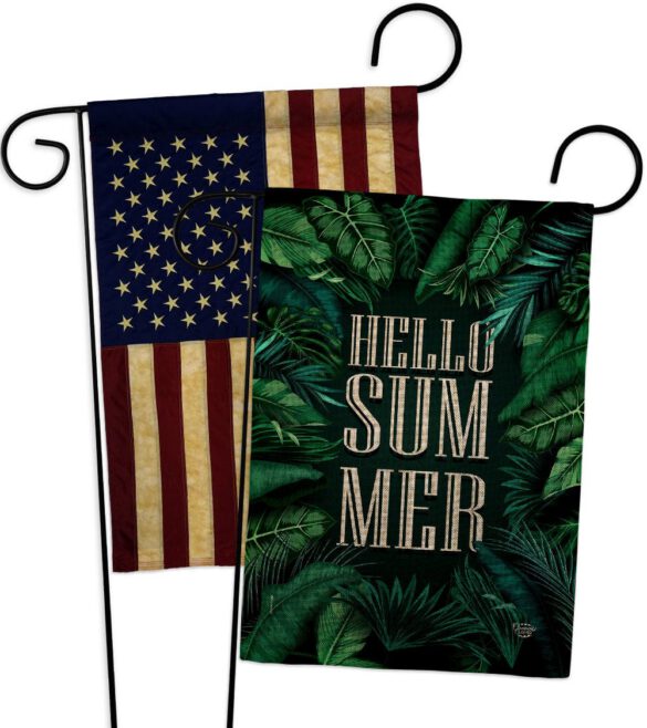 Hello Summer - Fun In The Sun Summer Vertical Impressions Decorative Flags HG190070 Made In USA - Image 28