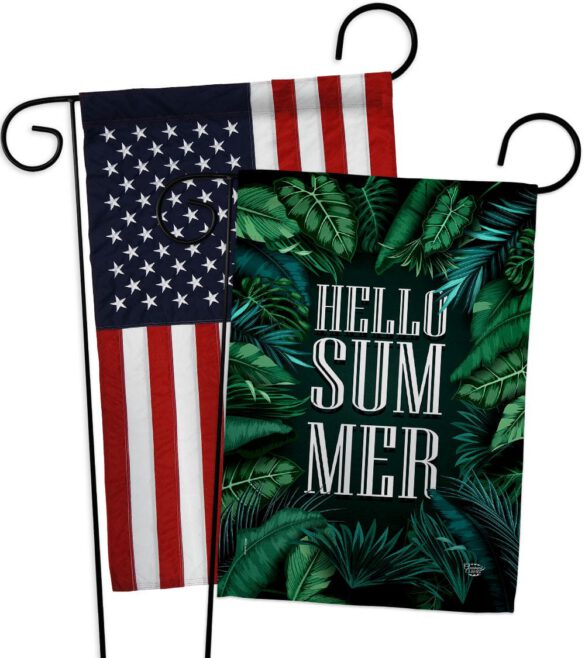 Hello Summer - Fun In The Sun Summer Vertical Impressions Decorative Flags HG190070 Made In USA - Image 9