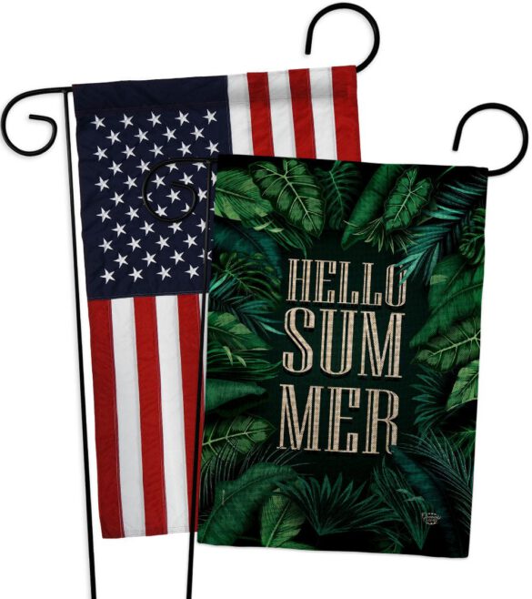 Hello Summer - Fun In The Sun Summer Vertical Impressions Decorative Flags HG190070 Made In USA - Image 30