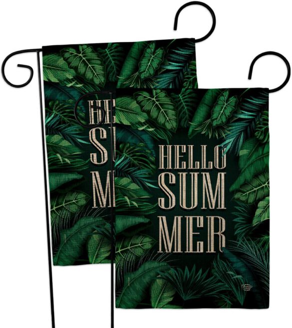 Hello Summer - Fun In The Sun Summer Vertical Impressions Decorative Flags HG190070 Made In USA - Image 32