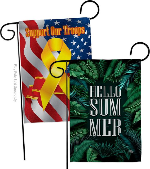 Hello Summer - Fun In The Sun Summer Vertical Impressions Decorative Flags HG190070 Made In USA - Image 13