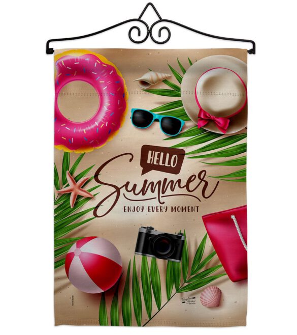 Enjoy Every Monent - Fun In The Sun Summer Horizontal Impressions Decorative Flags HG130399 Made In USA - Image 16