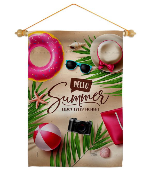 Enjoy Every Monent - Fun In The Sun Summer Horizontal Impressions Decorative Flags HG130399 Made In USA - Image 19