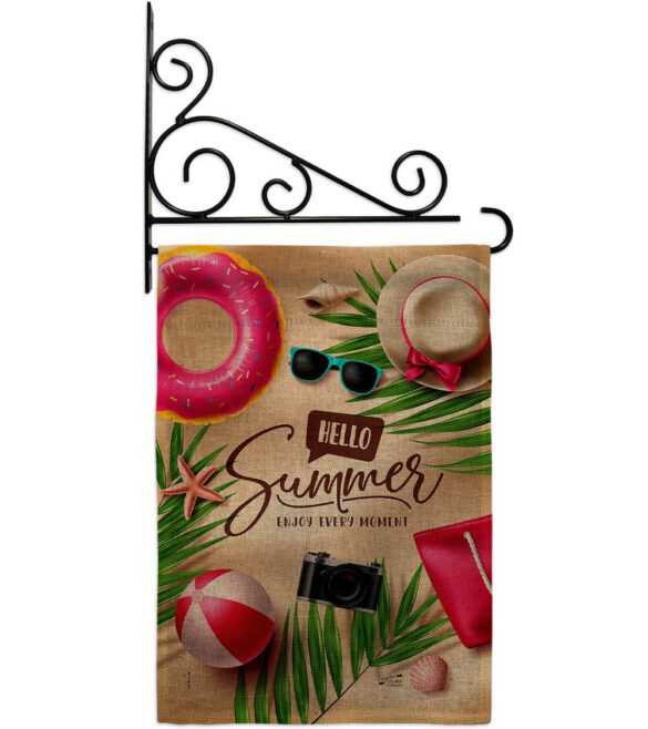 Enjoy Every Monent - Fun In The Sun Summer Horizontal Impressions Decorative Flags HG130399 Made In USA - Image 38