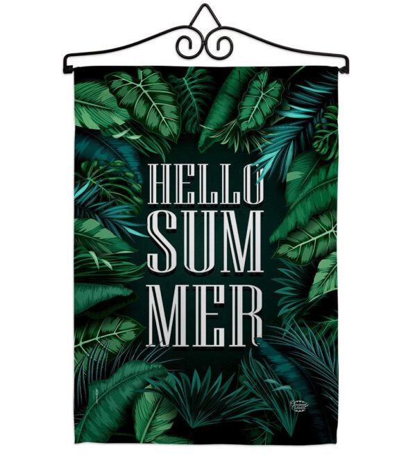 Hello Summer - Fun In The Sun Summer Vertical Impressions Decorative Flags HG190070 Made In USA - Image 16