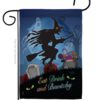 Bewitchy - Halloween Fall Vertical Impressions Decorative Flags HG112005 Made In USA