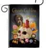 Ghosts Goblins and Goodies - Halloween Fall Vertical Impressions Decorative Flags HG112007 Made In USA
