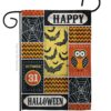 Halloween Happy - Halloween Fall Vertical Impressions Decorative Flags HG112060 Made In USA