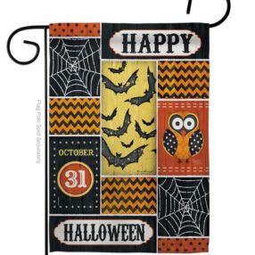 Halloween Happy - Halloween Fall Vertical Impressions Decorative Flags HG112060 Made In USA