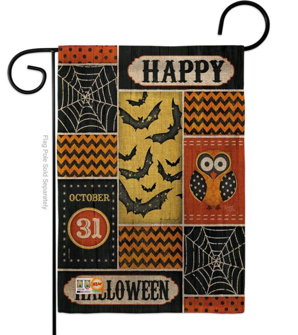 Halloween Happy - Halloween Fall Vertical Impressions Decorative Flags HG112060 Made In USA - Image 8