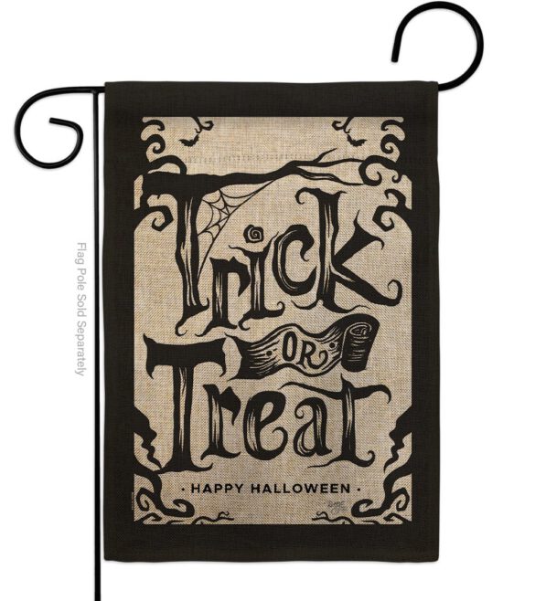 Halloween Trick - Halloween Fall Vertical Impressions Decorative Flags HG112100 Made In USA - Image 11