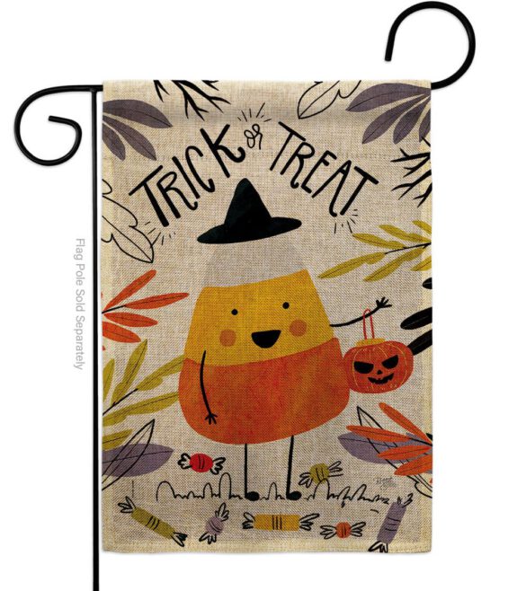 Candy Corn - Halloween Fall Vertical Impressions Decorative Flags HG112103 Made In USA - Image 11