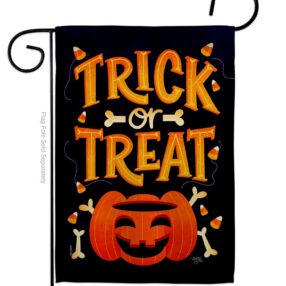 Happy Pumpkin - Halloween Fall Vertical Impressions Decorative Flags HG112106 Made In USA