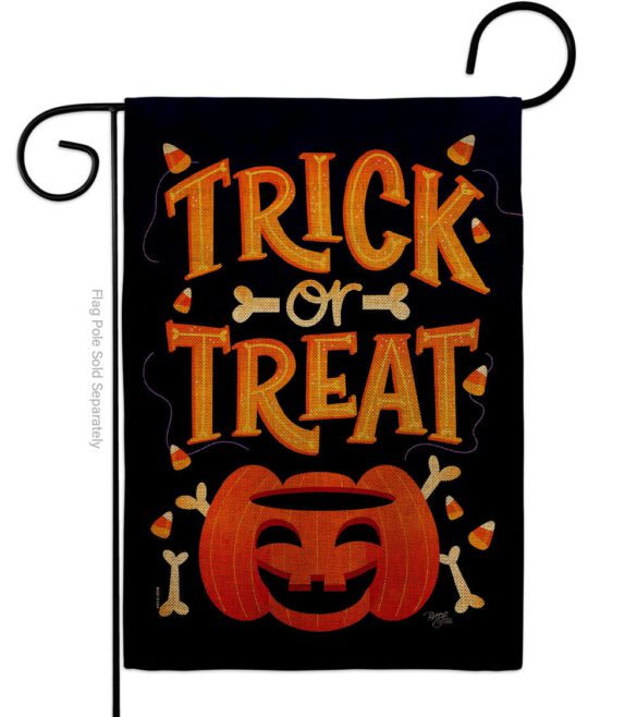 Happy Pumpkin - Halloween Fall Vertical Impressions Decorative Flags HG112106 Made In USA - Image 13