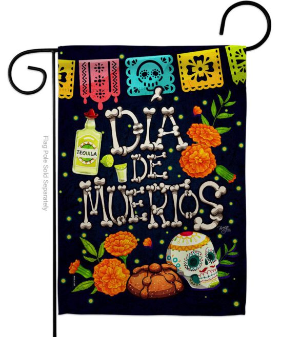 All Souls' Day - Halloween Fall Vertical Impressions Decorative Flags HG112112 Made In USA - Image 2