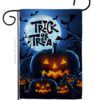 Creepy Pumpkins - Halloween Fall Vertical Impressions Decorative Flags HG137250 Made In USA