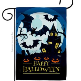 Halloween Night - Halloween Fall Vertical Impressions Decorative Flags HG137251 Made In USA