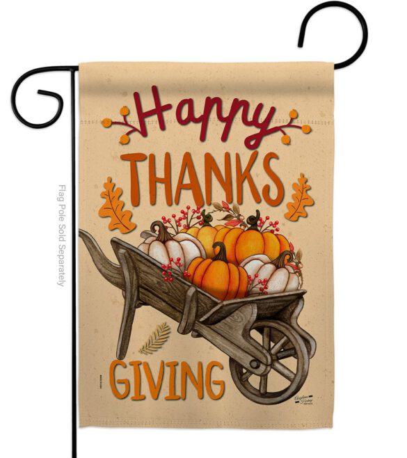 Fall Pumpkins - Halloween Fall Vertical Impressions Decorative Flags HG137298 Made In USA