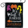 Bunch of Hocus Pocus - Halloween Fall Vertical Impressions Decorative Flags HG190179 Made In USA
