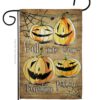 Halloween Pumpkin Patch - Halloween Fall Vertical Impressions Decorative Flags HG191025 Made In USA