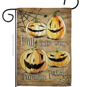Halloween Pumpkin Patch - Halloween Fall Vertical Impressions Decorative Flags HG191025 Made In USA