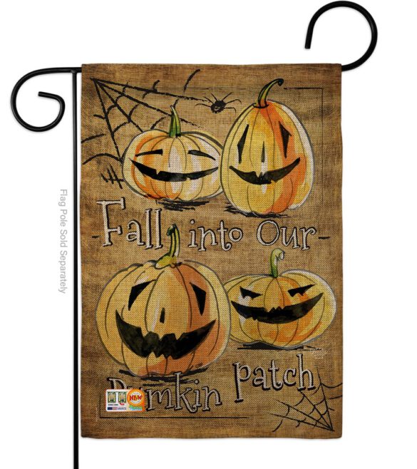Halloween Pumpkin Patch - Halloween Fall Vertical Impressions Decorative Flags HG191025 Made In USA - Image 8