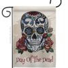 Day of the Dead - Halloween Fall Vertical Impressions Decorative Flags HG191026 Made In USA