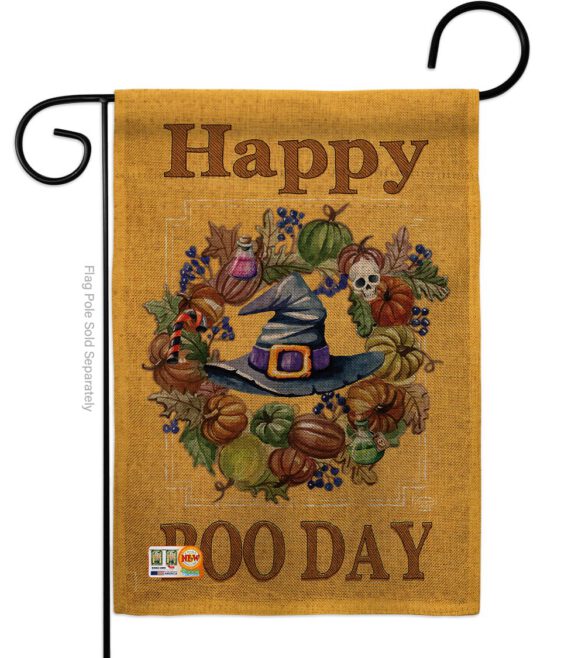Happy Boo Day - Halloween Fall Vertical Impressions Decorative Flags HG191028 Made In USA - Image 8