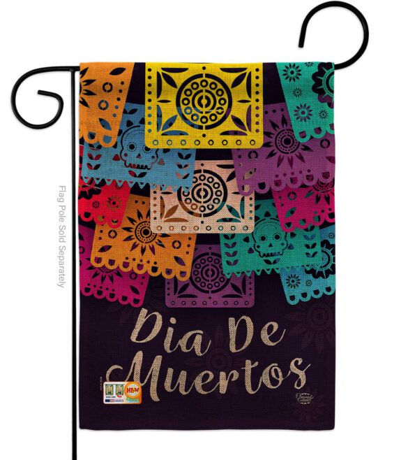 Dia De Muertos - Halloween Fall Vertical Impressions Decorative Flags HG192214 Made In USA - Image 11