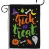 Cute Trick or Treat - Halloween Fall Vertical Impressions Decorative Flags HG192220 Made In USA