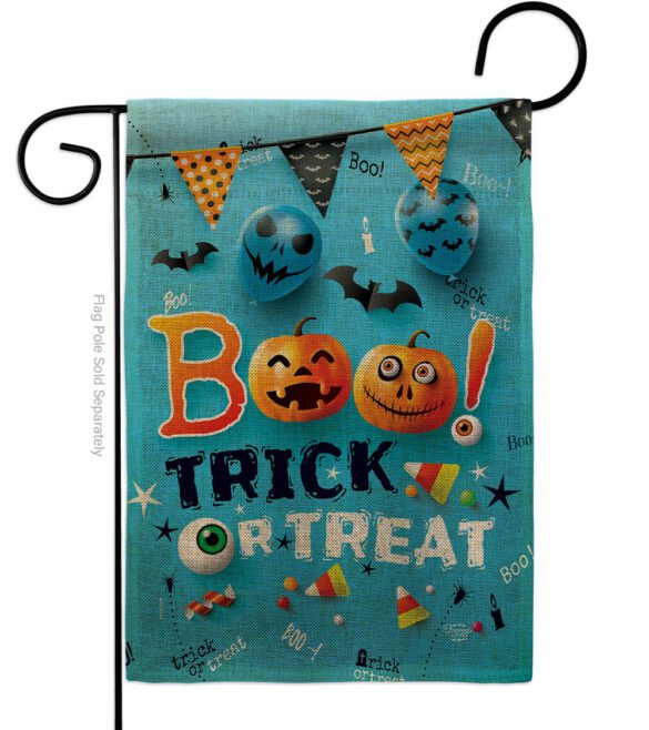 Boo Trick - Halloween Fall Vertical Impressions Decorative Flags HG192221 Made In USA - Image 11
