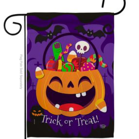 Happy Pumpkin - Halloween Fall Vertical Impressions Decorative Flags HG192243 Made In USA
