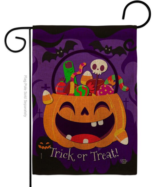 Happy Pumpkin - Halloween Fall Vertical Impressions Decorative Flags HG192243 Made In USA - Image 11