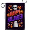 Halloween Treat - Halloween Fall Vertical Impressions Decorative Flags HG192285 Made In USA