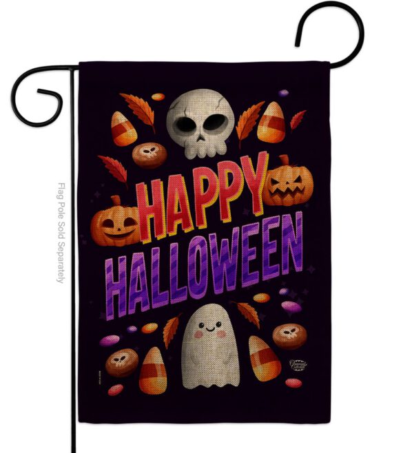 Halloween Treat - Halloween Fall Vertical Impressions Decorative Flags HG192285 Made In USA - Image 11