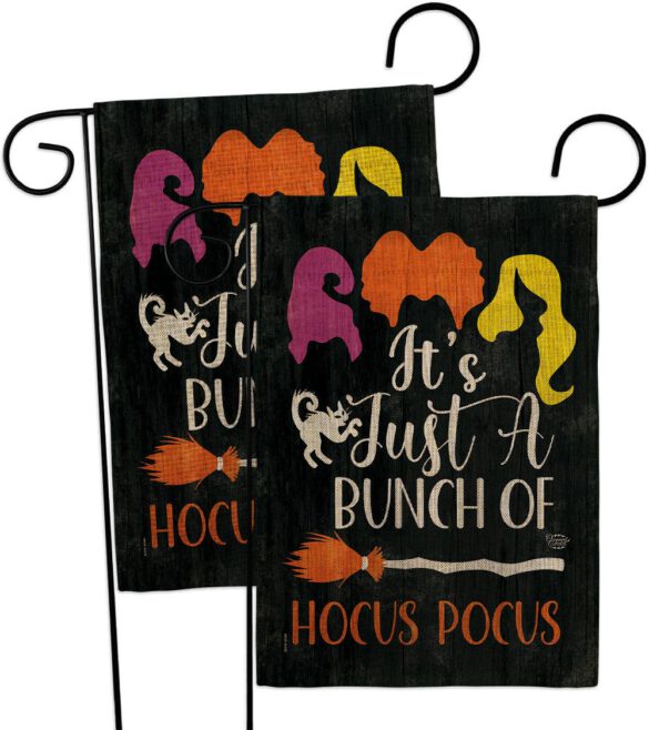 Bunch of Hocus Pocus - Halloween Fall Vertical Impressions Decorative Flags HG190179 Made In USA - Image 32
