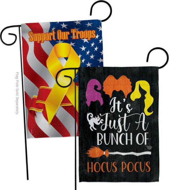 Bunch of Hocus Pocus - Halloween Fall Vertical Impressions Decorative Flags HG190179 Made In USA - Image 13