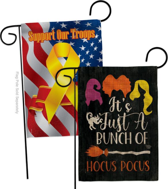 Bunch of Hocus Pocus - Halloween Fall Vertical Impressions Decorative Flags HG190179 Made In USA - Image 34