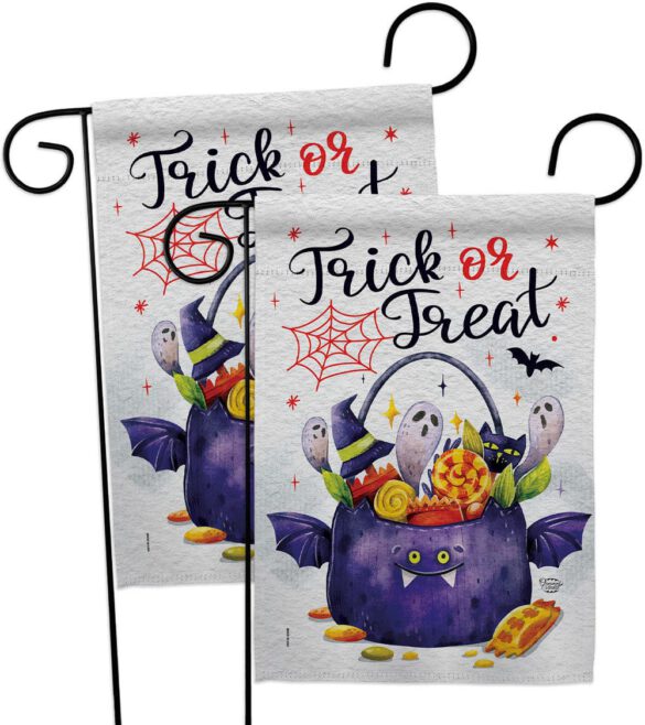 Full Treat - Halloween Fall Vertical Impressions Decorative Flags HG190180 Made In USA - Image 11