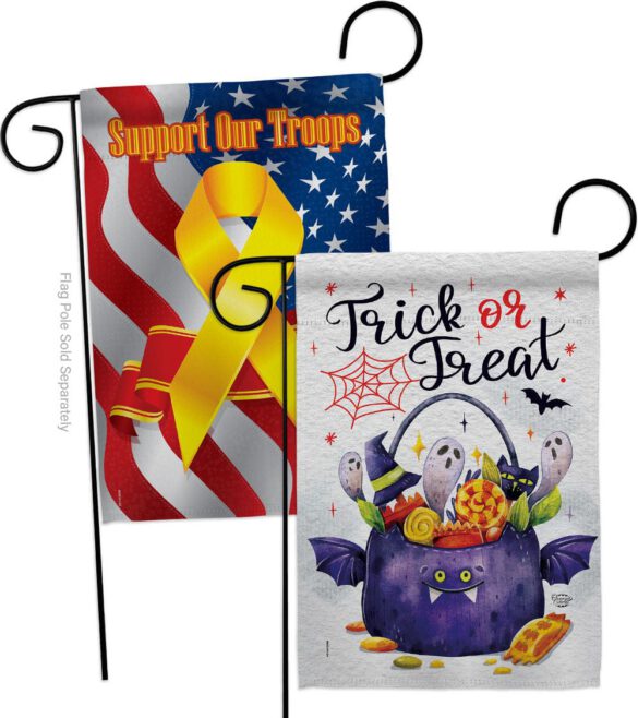 Full Treat - Halloween Fall Vertical Impressions Decorative Flags HG190180 Made In USA - Image 13