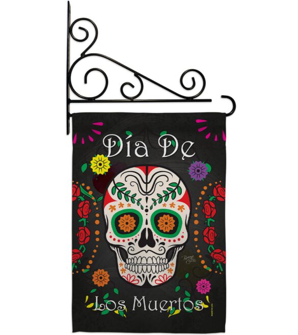 Dia de los Muertos - Halloween Fall Vertical Impressions Decorative Flags HG112009 Made In USA - Image 11