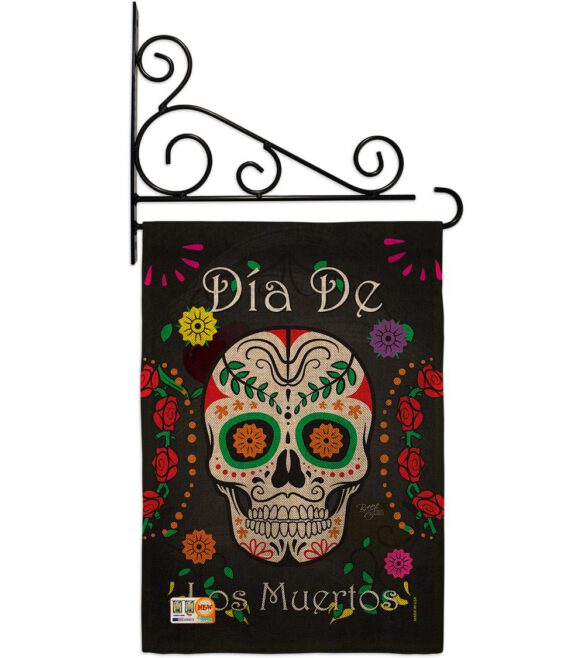 Dia de los Muertos - Halloween Fall Vertical Impressions Decorative Flags HG112009 Made In USA - Image 12