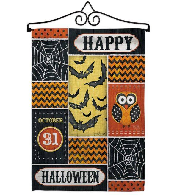 Halloween Happy - Halloween Fall Vertical Impressions Decorative Flags HG112060 Made In USA - Image 7