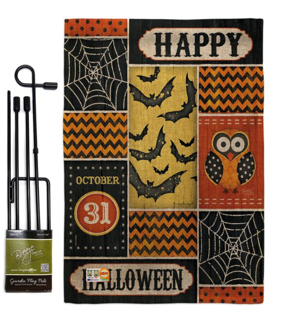 Halloween Happy - Halloween Fall Vertical Impressions Decorative Flags HG112060 Made In USA - Image 9