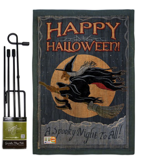 A Spooky Night To All - Halloween Fall Vertical Impressions Decorative Flags HG112063 Made In USA - Image 10
