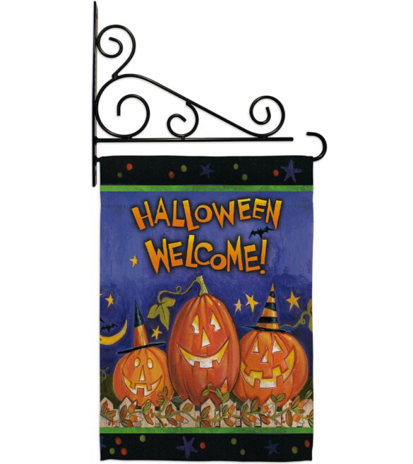 Halloween Welcome - Halloween Fall Vertical Impressions Decorative Flags HG112079 Made In USA - Image 11