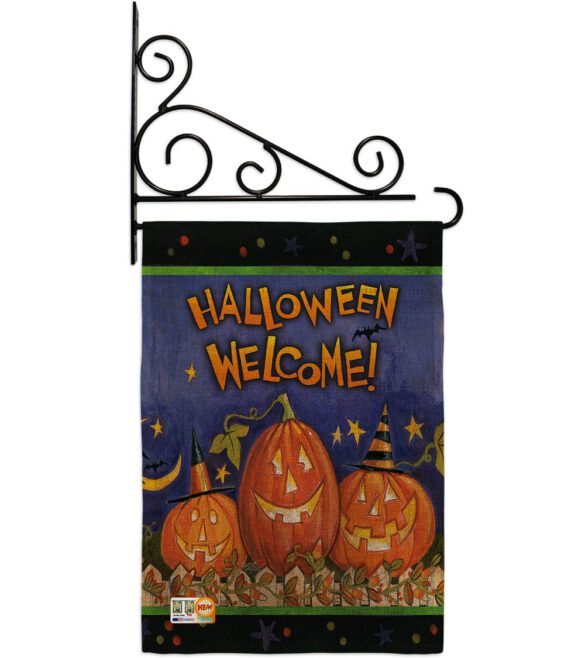 Halloween Welcome - Halloween Fall Vertical Impressions Decorative Flags HG112079 Made In USA - Image 12