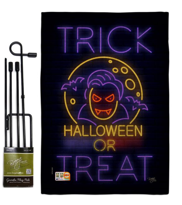 Halloween Dracula - Halloween Fall Vertical Impressions Decorative Flags HG112087 Made In USA - Image 9