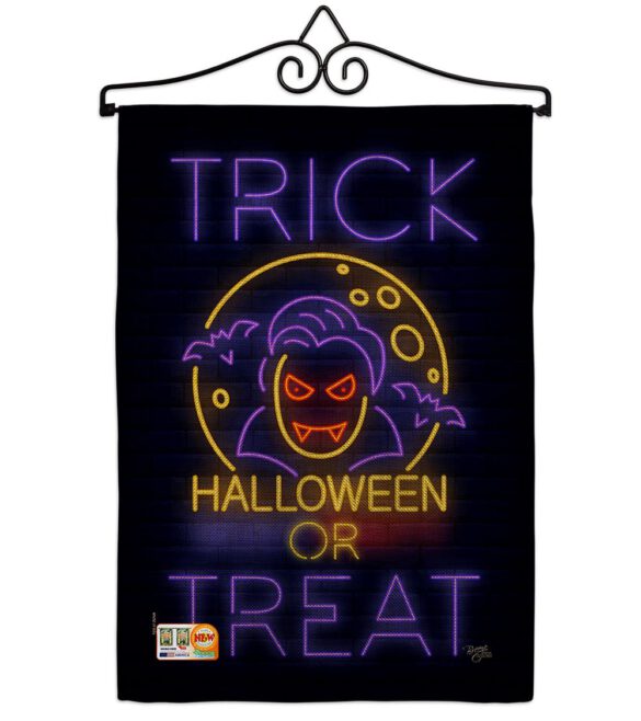 Halloween Dracula - Halloween Fall Vertical Impressions Decorative Flags HG112087 Made In USA - Image 10